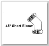 Eaton Flexmaster 45º Short Elbow Pipe Joints